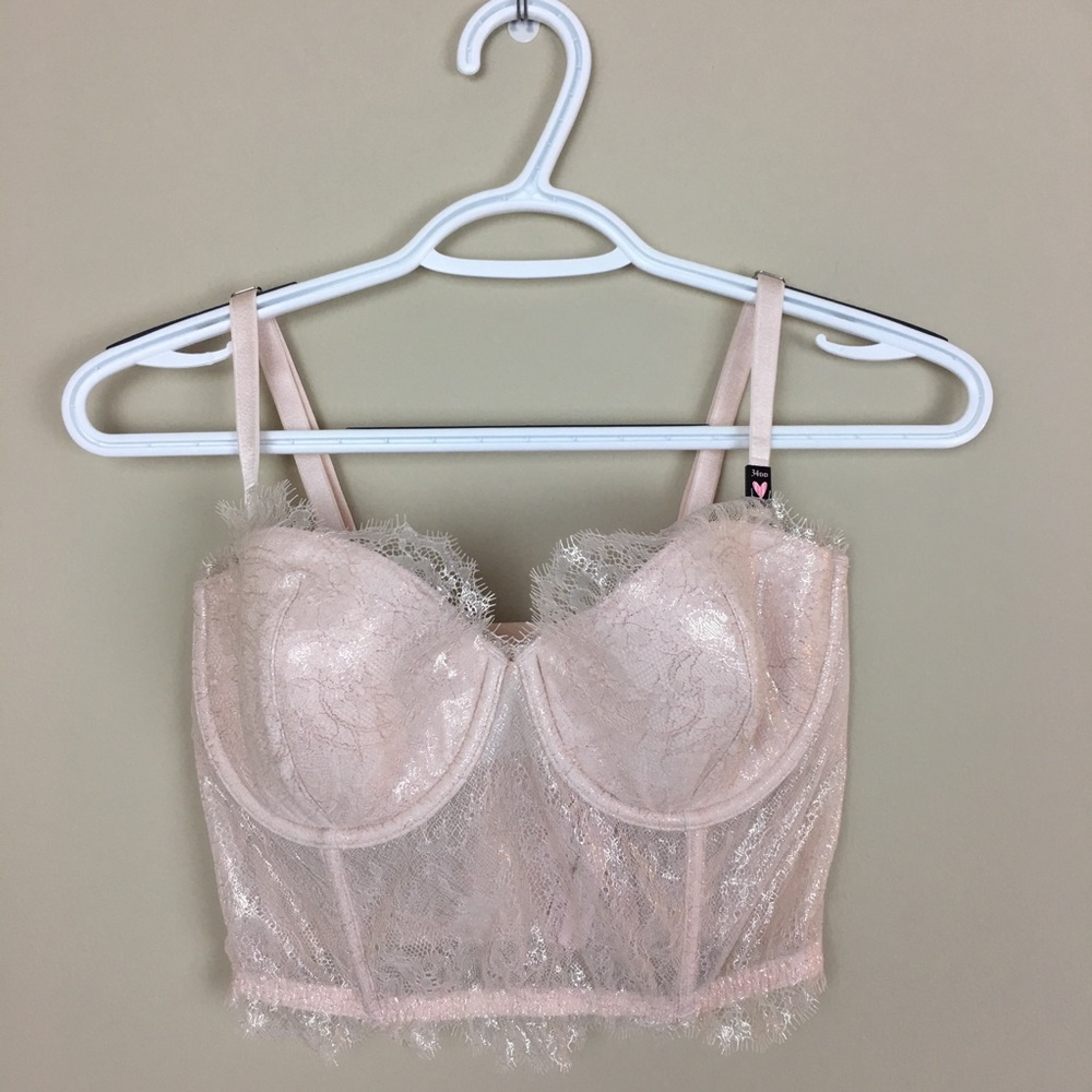 VS Dream Angels Lined Multi Way Bustier Bra 34DD